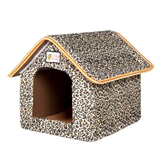 Foldable Winter Soft Pet House