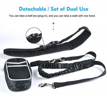 Load image into Gallery viewer, Hands Free Dog Leash with Zipper Pouch
