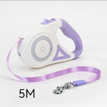 Load image into Gallery viewer, Automatic Retractable Streamer Light Dog Leash
