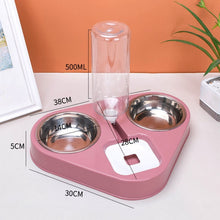 Load image into Gallery viewer, Cat Bowl And Automatic Water Dispenser
