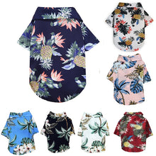 Load image into Gallery viewer, Summer Pet Printed Clothes For Dogs Floral Beach Shirt Jackets Dog Coat Puppy Costume Cat Spring Clothing Pets Outfits
